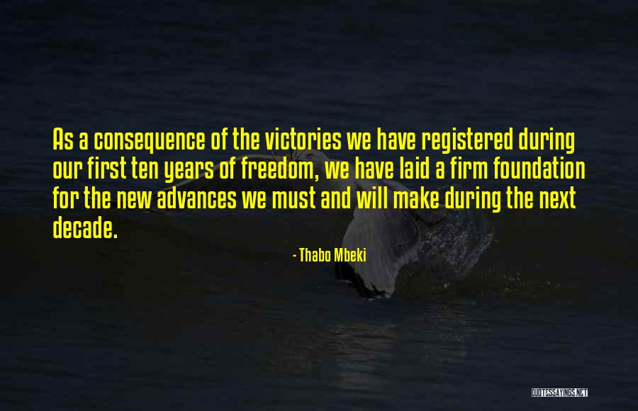 Decade Quotes By Thabo Mbeki