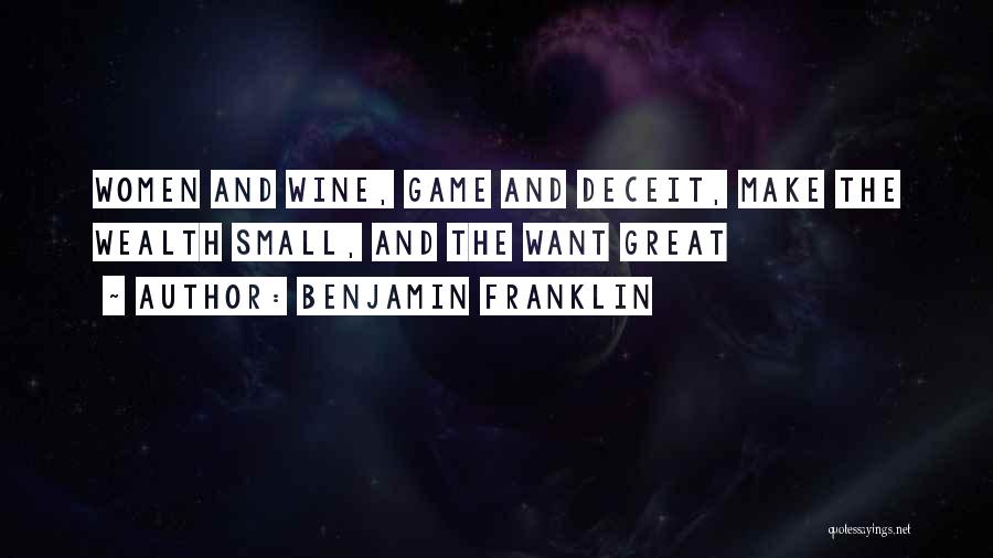 Deceit And Lying Quotes By Benjamin Franklin