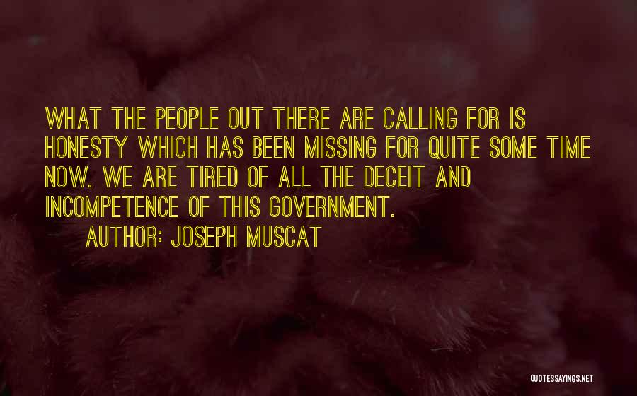 Deceit And Lying Quotes By Joseph Muscat
