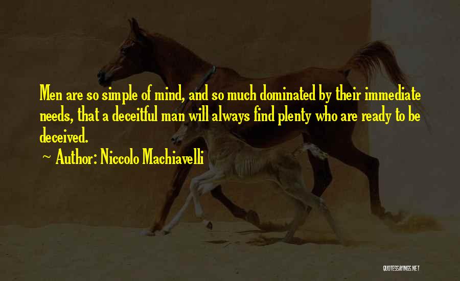 Deceitful Quotes By Niccolo Machiavelli