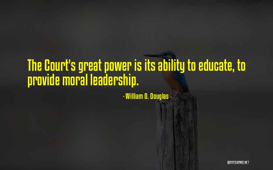 Deceitful Women Quotes By William O. Douglas
