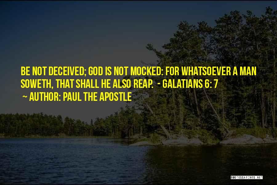 Deceive Bible Quotes By Paul The Apostle