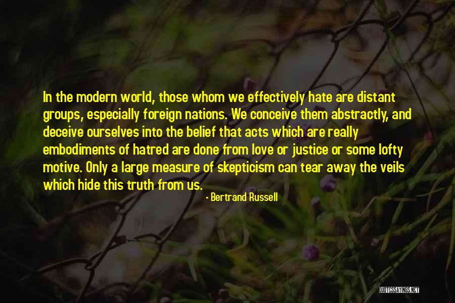 Deceive In Love Quotes By Bertrand Russell