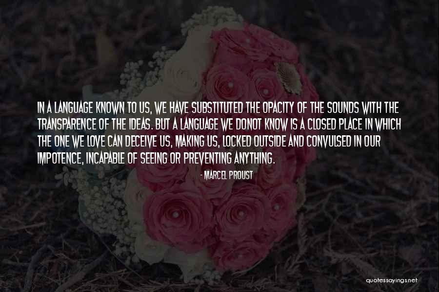 Deceive In Love Quotes By Marcel Proust