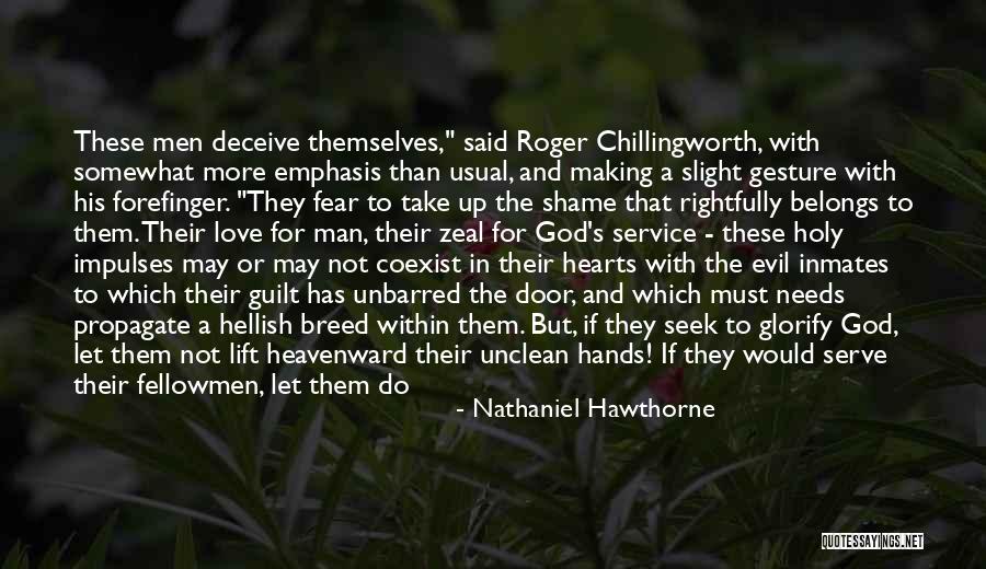 Deceive In Love Quotes By Nathaniel Hawthorne