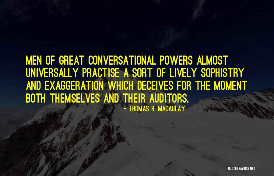 Deceives Quotes By Thomas B. Macaulay