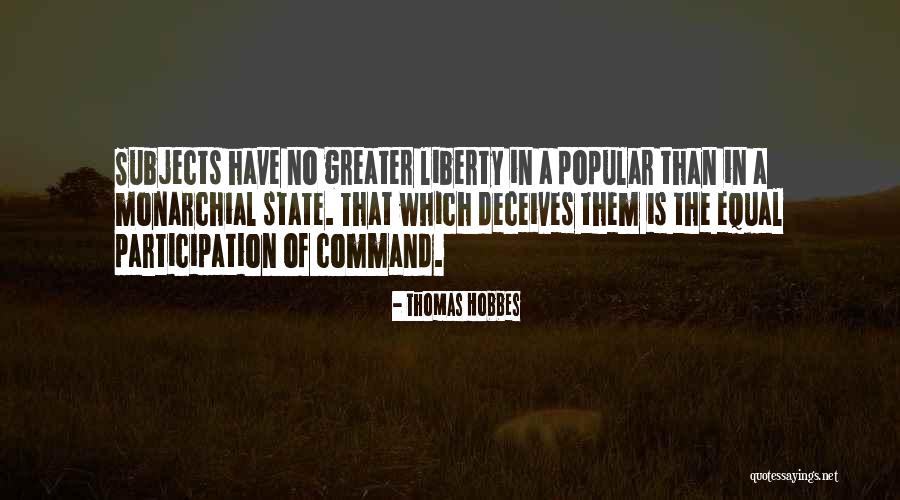 Deceives Quotes By Thomas Hobbes