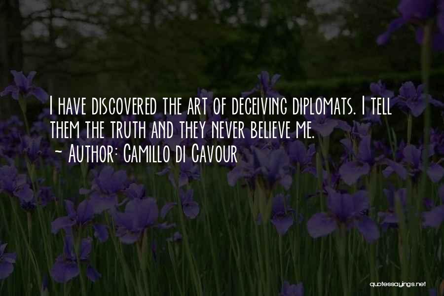Deceiving Quotes By Camillo Di Cavour