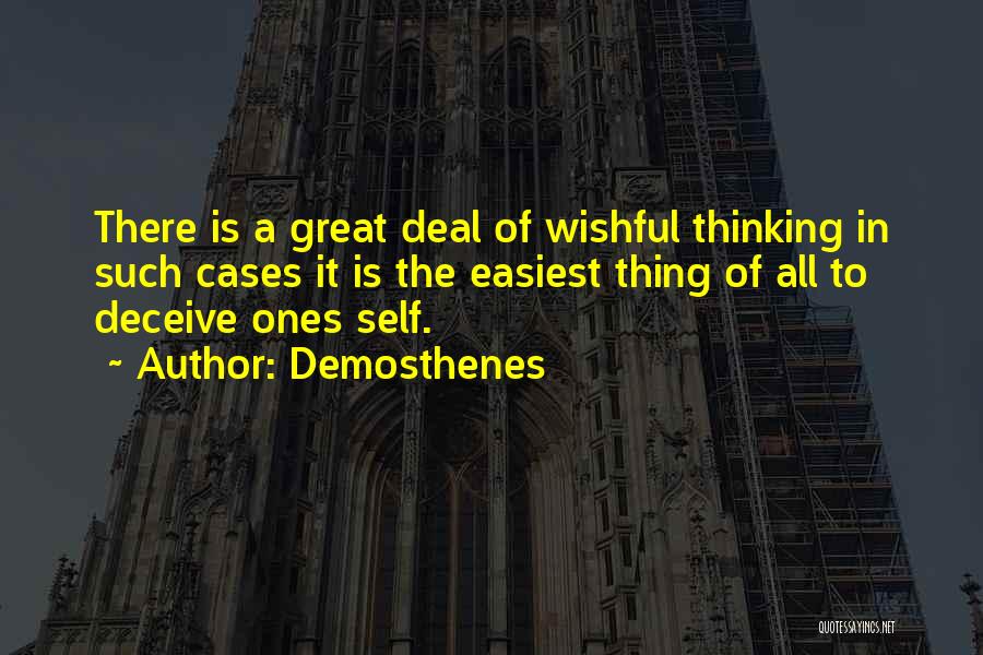 Deceiving Quotes By Demosthenes