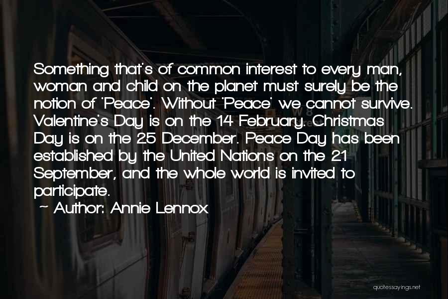 December 1 Christmas Quotes By Annie Lennox