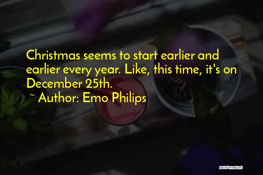 December And Christmas Quotes By Emo Philips