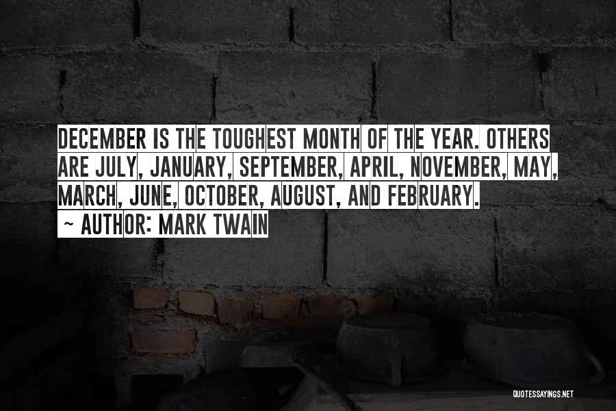 December Month Quotes By Mark Twain