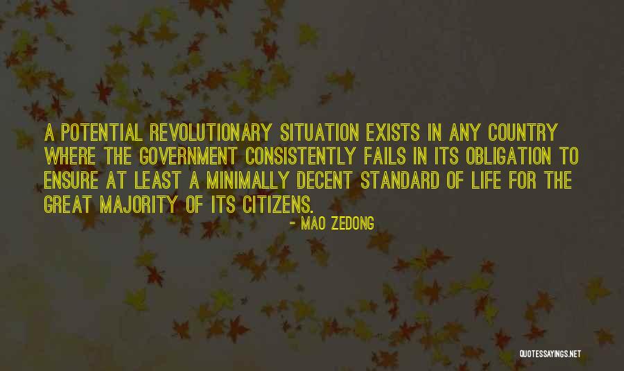Decent Life Quotes By Mao Zedong Decent Life Quotes By Mao Zedong