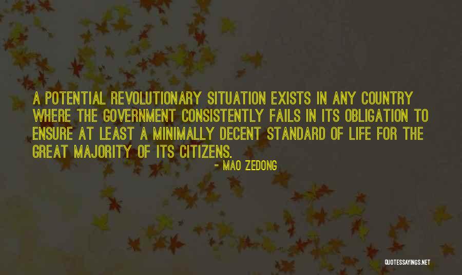 Decent Life Quotes By Mao Zedong