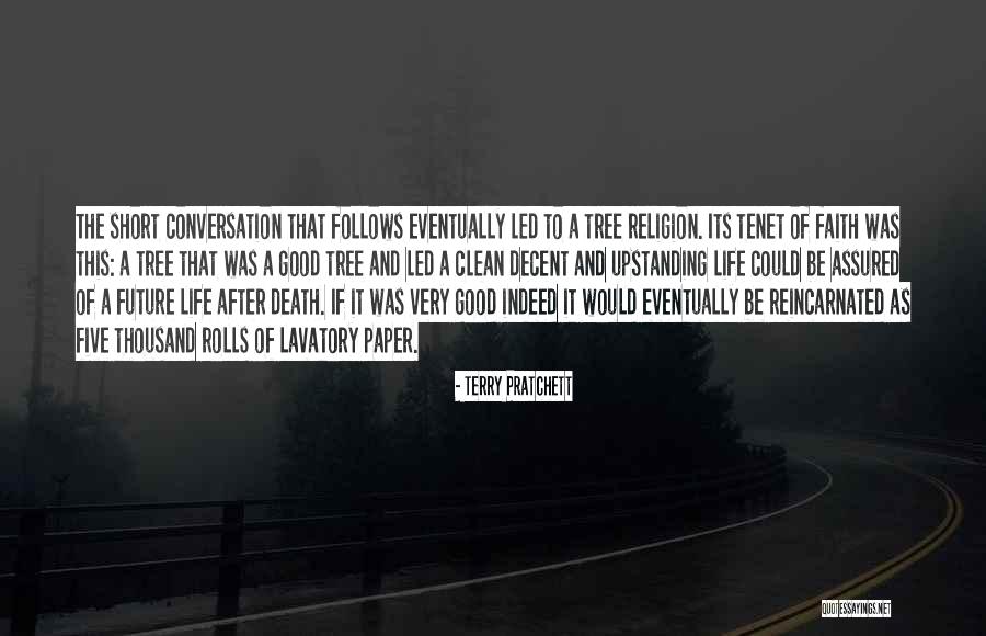 Decent Life Quotes By Terry Pratchett Decent Life Quotes By Terry Pratchett