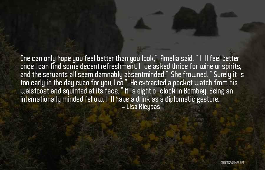 Decent Look Quotes By Lisa Kleypas