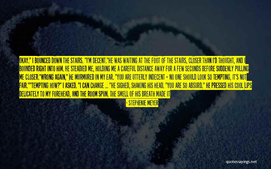 Decent Look Quotes By Stephenie Meyer