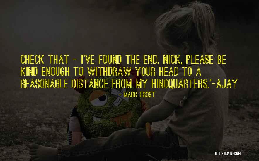 Decentralised Structure Quotes By Mark Frost Decentralised Structure Quotes By Mark Frost