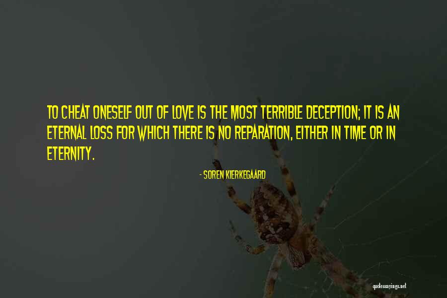 Deception In Love Quotes By Soren Kierkegaard