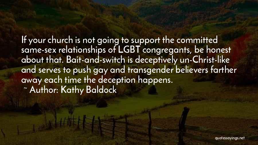 Deception In Relationships Quotes By Kathy Baldock