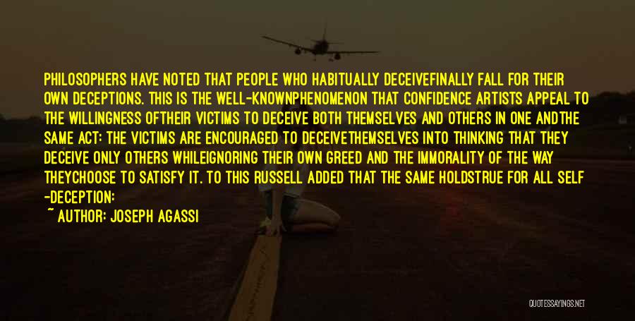 Deceptions Quotes By Joseph Agassi