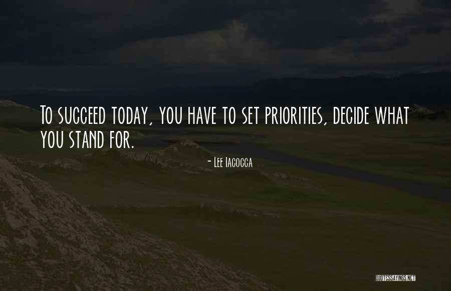 Decide Today Quotes By Lee Iacocca Decide Today Quotes By Lee Iacocca