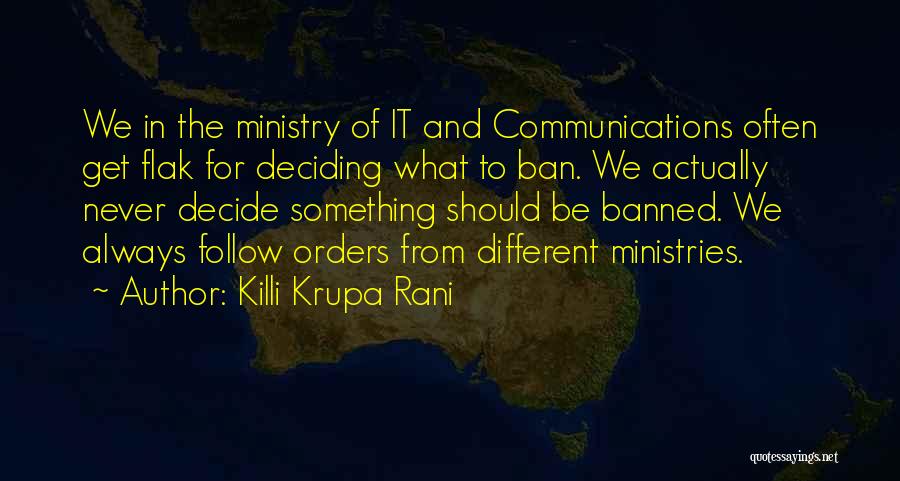 Deciding To Let Go Quotes By Killi Krupa Rani