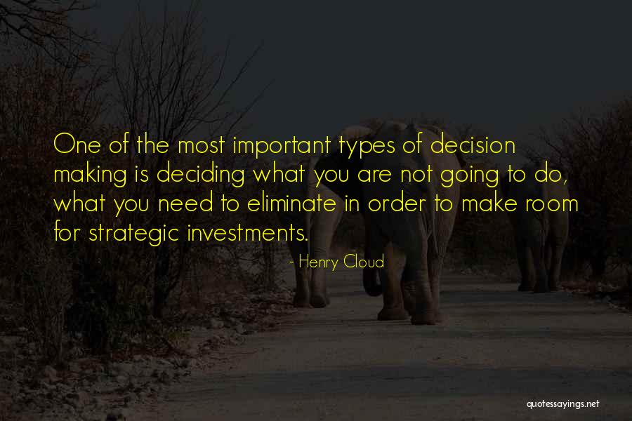 Deciding What's Important Quotes By Henry Cloud Deciding What's Important Quotes By Henry Cloud