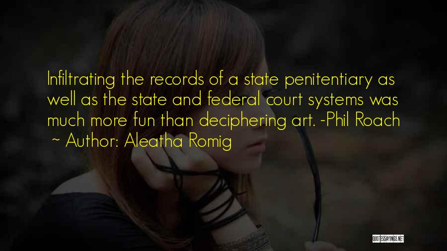 Deciphering Quotes By Aleatha Romig