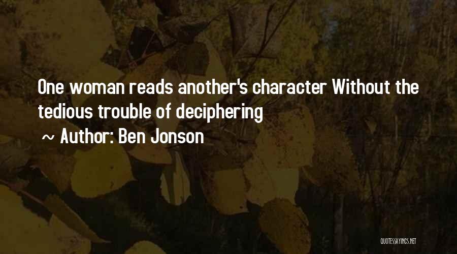Deciphering Quotes By Ben Jonson