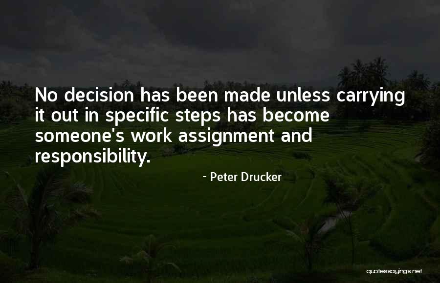 Decision Has Been Made Quotes By Peter Drucker Decision Has Been Made Quotes By Peter Drucker