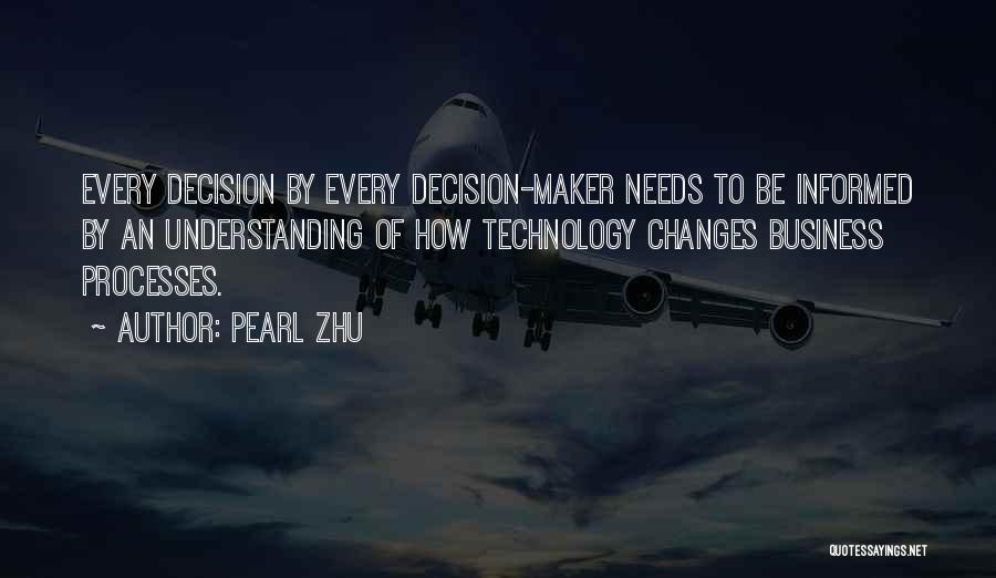 Decision Maker Quotes By Pearl Zhu