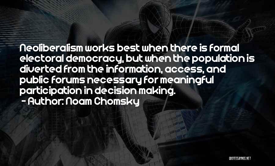 Decision Making For The Best Quotes By Noam Chomsky