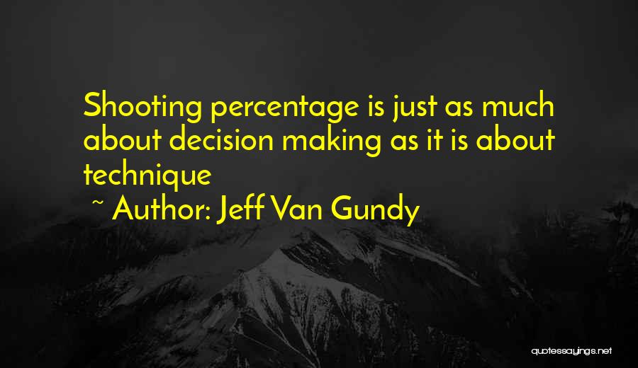 Decision Making Quotes By Jeff Van Gundy