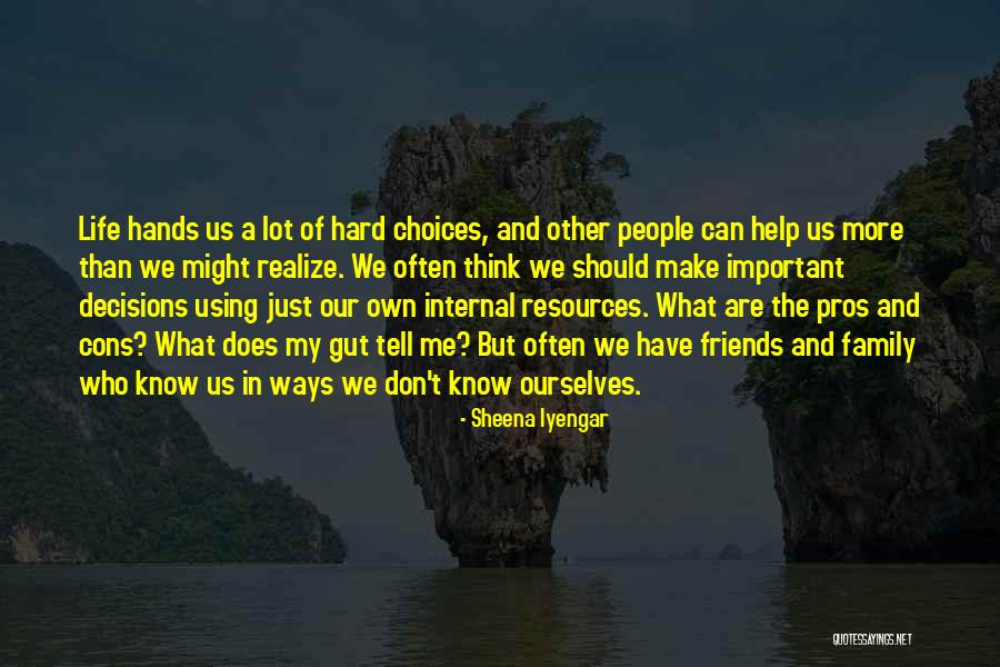 Decisions And Choices In Life Quotes By Sheena Iyengar Decisions And Choices In Life Quotes By Sheena Iyengar