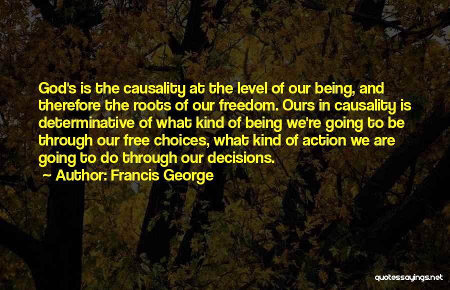 Decisions And Choices Quotes By Francis George