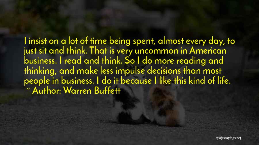 Decisions In Life Quotes By Warren Buffett