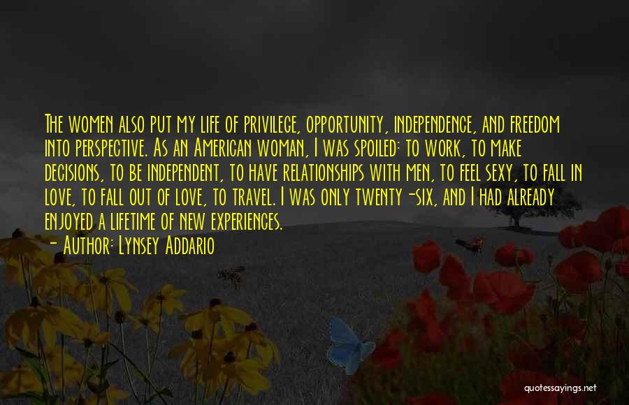 Decisions In Love Quotes By Lynsey Addario