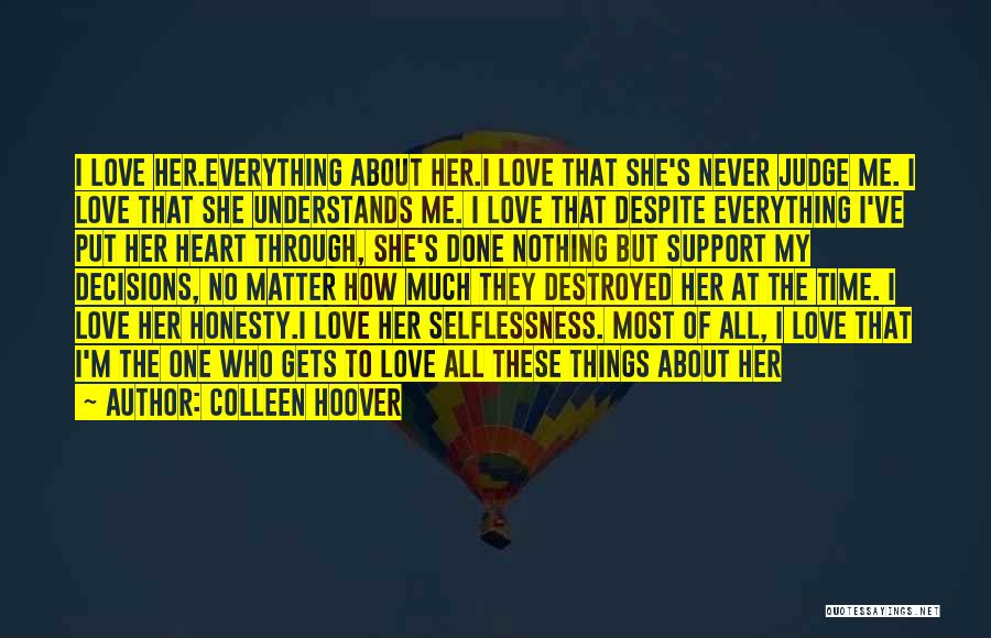 Decisions Of The Heart Quotes By Colleen Hoover