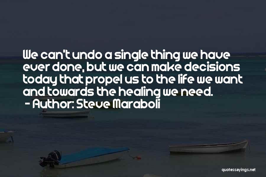 Decisions You Make Today Quotes By Steve Maraboli