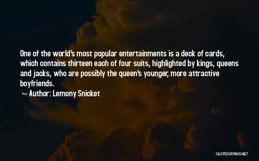 Deck Of Cards Quotes By Lemony Snicket