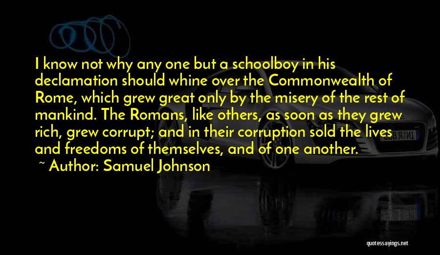 Declamation Quotes By Samuel Johnson
