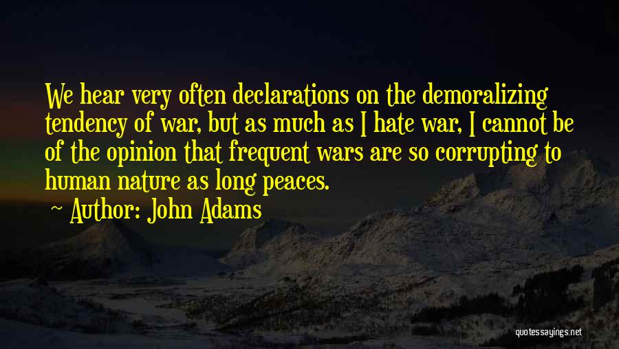 Declarations Quotes By John Adams