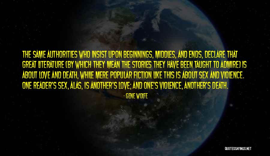 Declare Love Quotes By Gene Wolfe