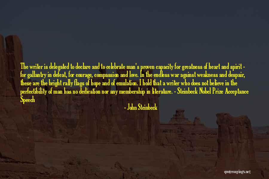 Declare Love Quotes By John Steinbeck