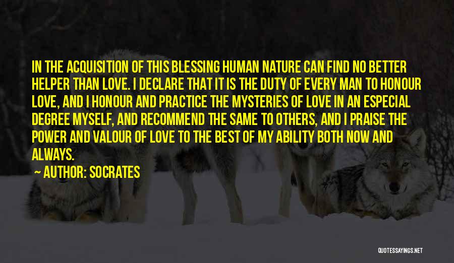 Declare Love Quotes By Socrates