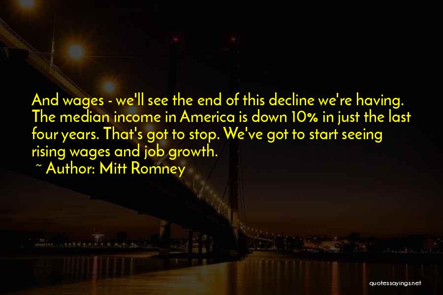 Decline Of America Quotes By Mitt Romney