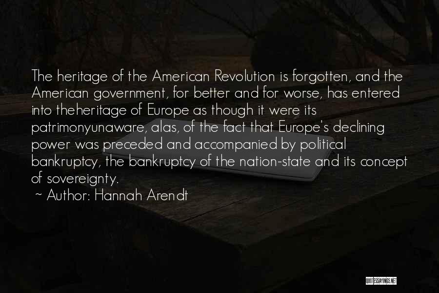 Declining Quotes By Hannah Arendt
