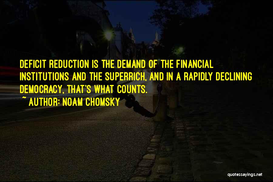Declining Quotes By Noam Chomsky