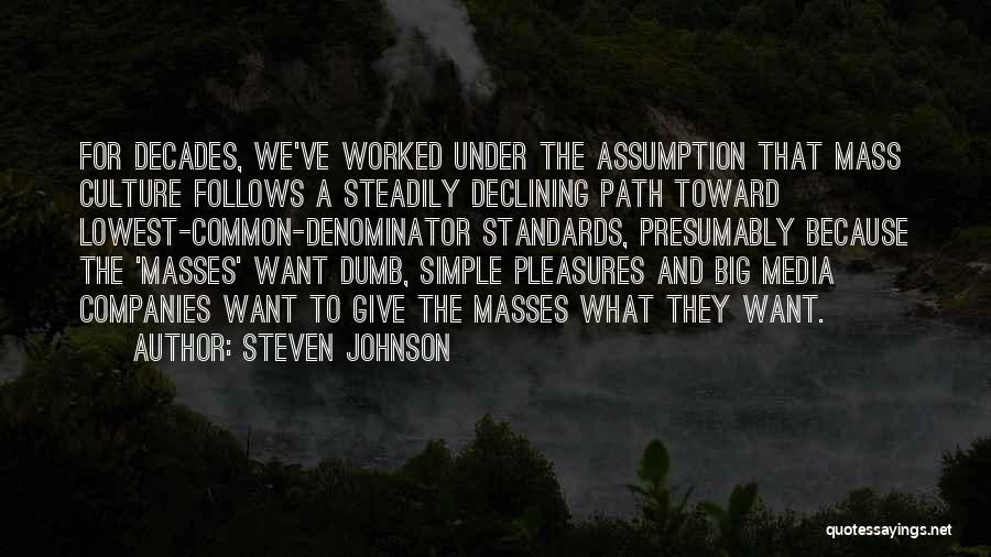 Declining Quotes By Steven Johnson